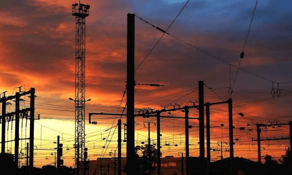 High-voltage transmission lines representing broad electrical engineering